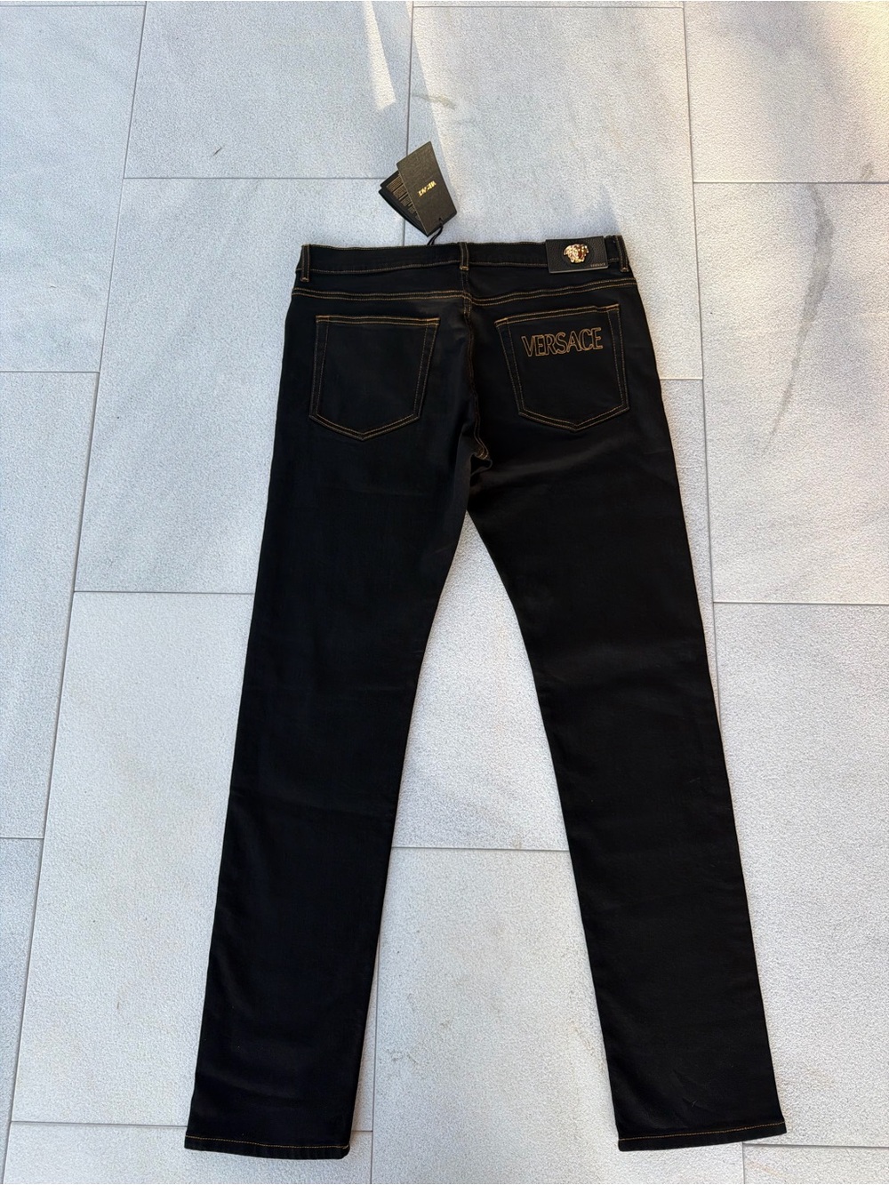 Versace Men’s Black Medusa Jeans